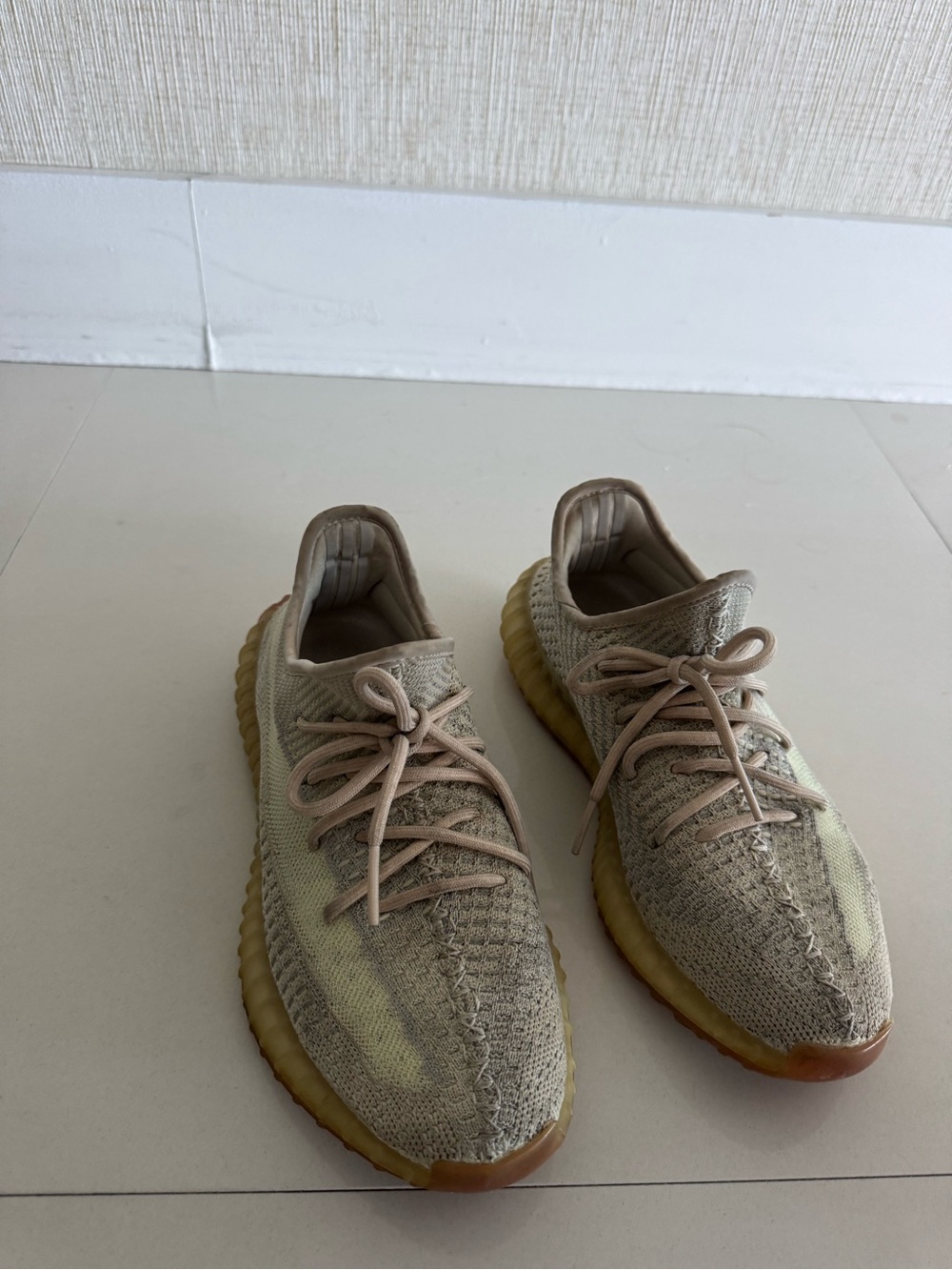 Neutral Beige Knit Women's Sneakers - Lightweight Casual Shoes